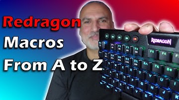 How to program macros on Redragon keyboards