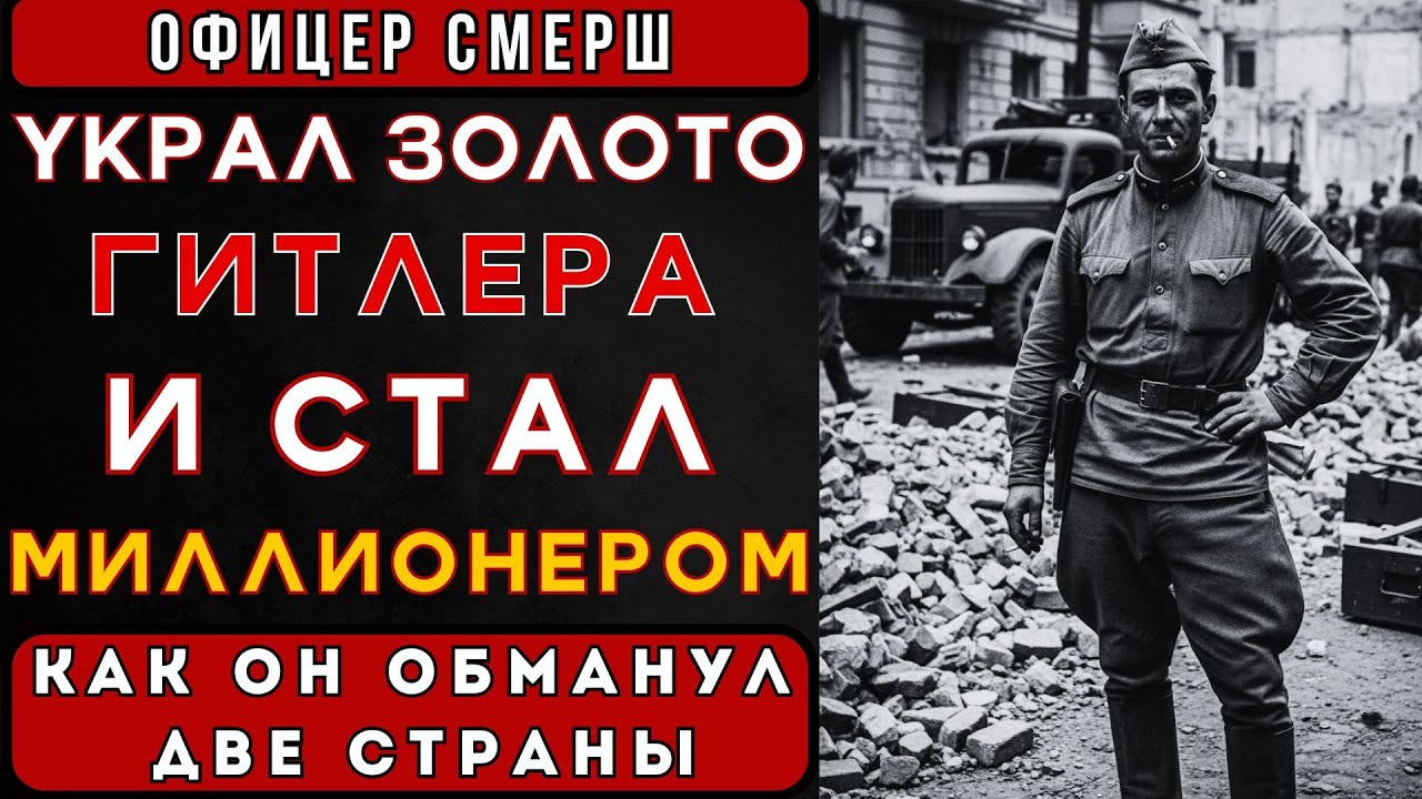 ОФИЦЕР СМЕРШ УКРАЛ ЗОЛОТО РЕЙХА И ИСЧЕЗ В АМЕРИКЕ. КГБ ЗНАЛ, НО МОЛЧАЛ 40 ЛЕТ
