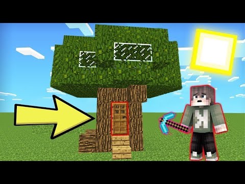 КОЛЯН ПОСТРОИЛ ДОМ ВНУТРИ ДЕРЕВА В МАЙНКРАФТ НУБИК ИГРАЕТ В MINECRAFT 100 ТРОЛЛИНГ ЛОВУШКА