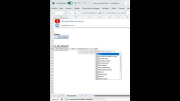 Saber si un año es Bisiesto en Excel #shorts