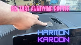 Career Overview BMW 5 series (g30 m550i) Harmon kardon center dash speaker noise fix.