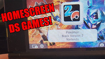 How to put DS Games on your Home Screen on your Modded 3DS!