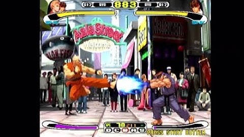 Capcom vs SNK Ryu/Ryo Playthrough