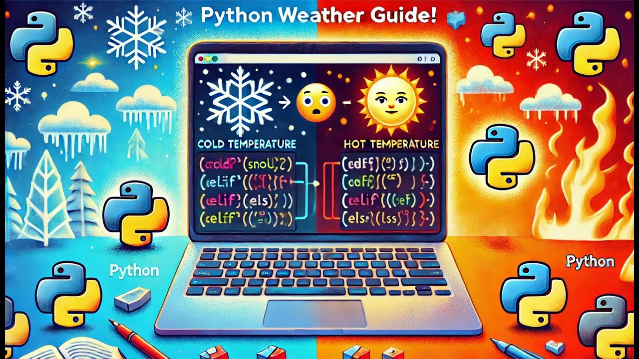 PYTHON 🔥 Jak reagować na temperaturę? Prosty program w Pythonie! ️☀️ ...