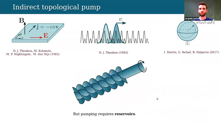 Jacquelin Luneau -- Topological pumping and entanglement