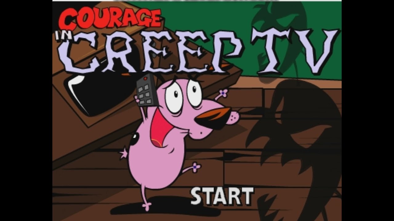 Courage the Cowardly Dog - Creep TV (Flash Game, 2001)