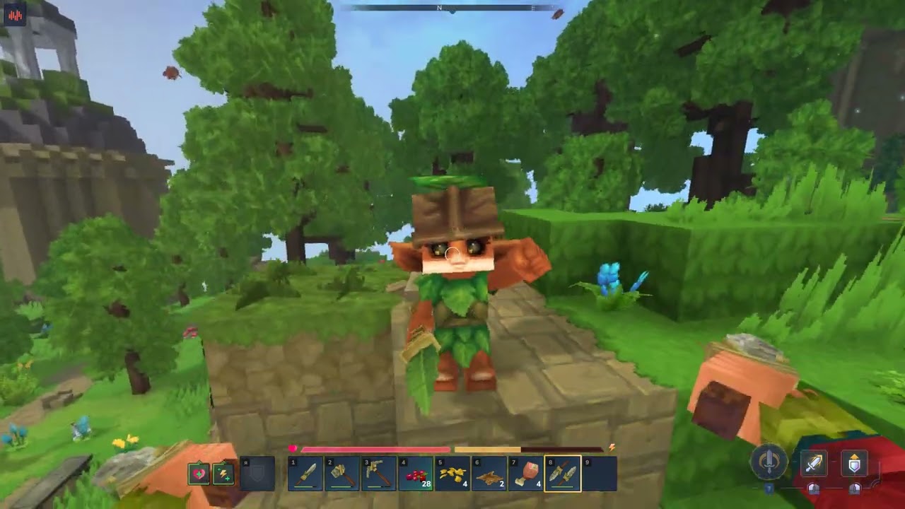 Начало выживание в Hytale