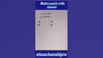 Maths quiz | maths puzzle with answers #shorts #youtubeshorts #trending #viral #mathspuzzle #puzzle