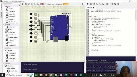 Simulasi 2023 : Simulasi Switch Arduino Uno menggunakan SimulIde