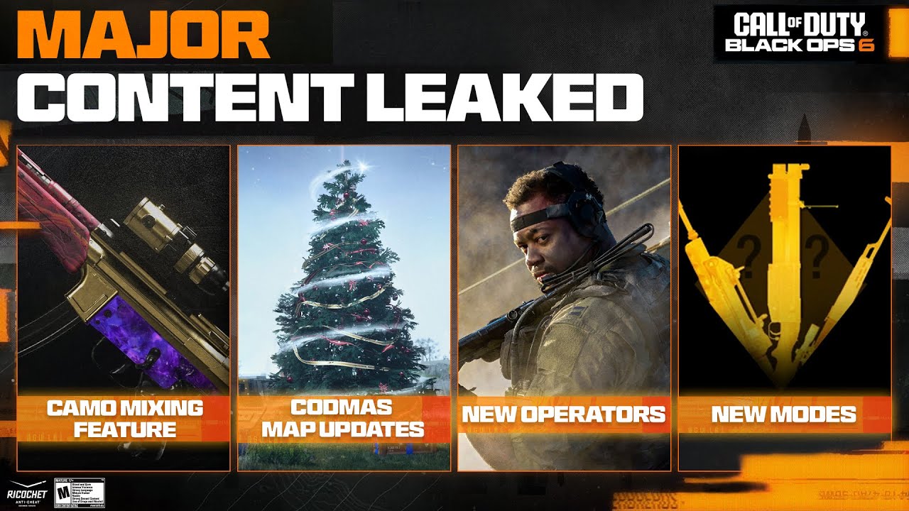 MAJOR Black Ops 6 Content Has LEAKED... (Camo Mixing, Big Modes ...