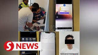 Polisi Johor menangkap 46 bandar judi terkait taruhan Piala Dunia.