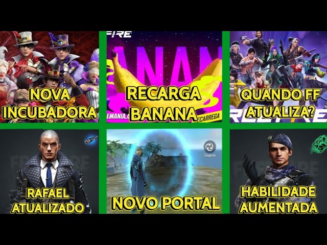 NOVIDADES FREE FIRE, NOVA ATUALIZAÇÃO, INCUBADORA AROMAS FATAIS