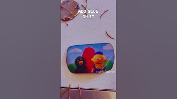 How to make button pins without a pin maker [ Don’t hug me I’m scared ]🌻⏰