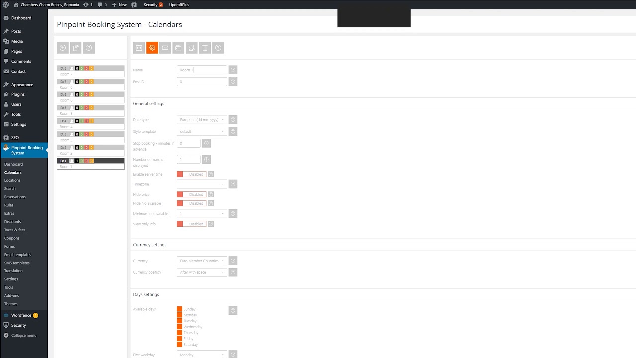 Pinpoint Booking System Pro : How to Change the Name of a Calendar ...