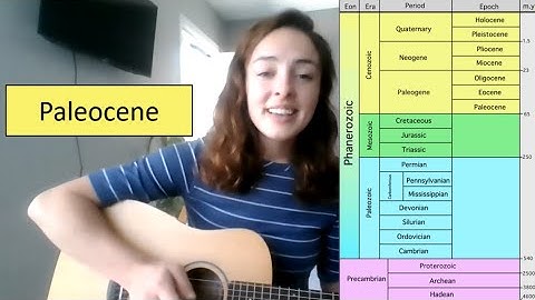 Geologic Time Scale Song | GEO GIRL