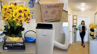 New Shopping Haul SUMMER ENTRYWAY DECOR NEWAIR portable AC Amazon Finds VEVOR HEAT PRESS