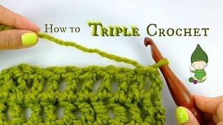 How To Triple Crochet Or Treble Crochet - Beginner Crochet Tutorial