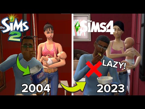 видео: The Sims 2 OBLITERATES The Sims 4.
