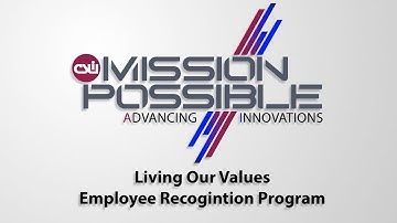 2025 Living Our Values Employee Recognition Program