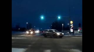 Driver Runs A Red Light | Road Rage