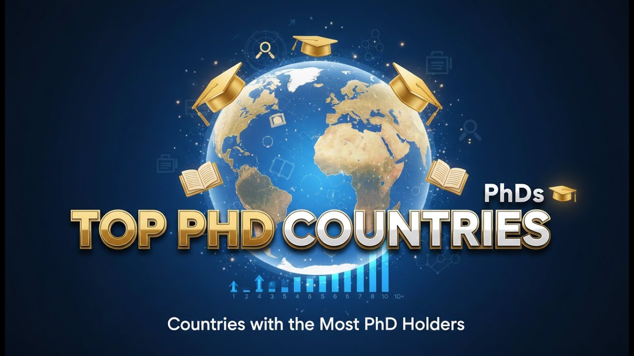 Countries with the Most PhD Holders in 2025 🎓🌍 | Global Rankings