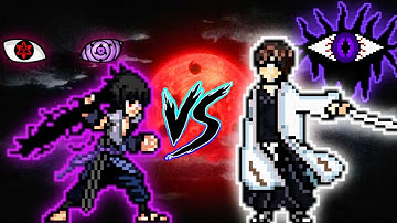 Sasuke Indra OP VS Captain Aizen (New) in Jump Force Mugen 😱