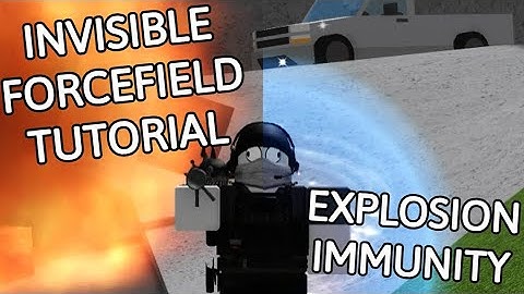 Invisible forcefield tutorial | Roblox Studio