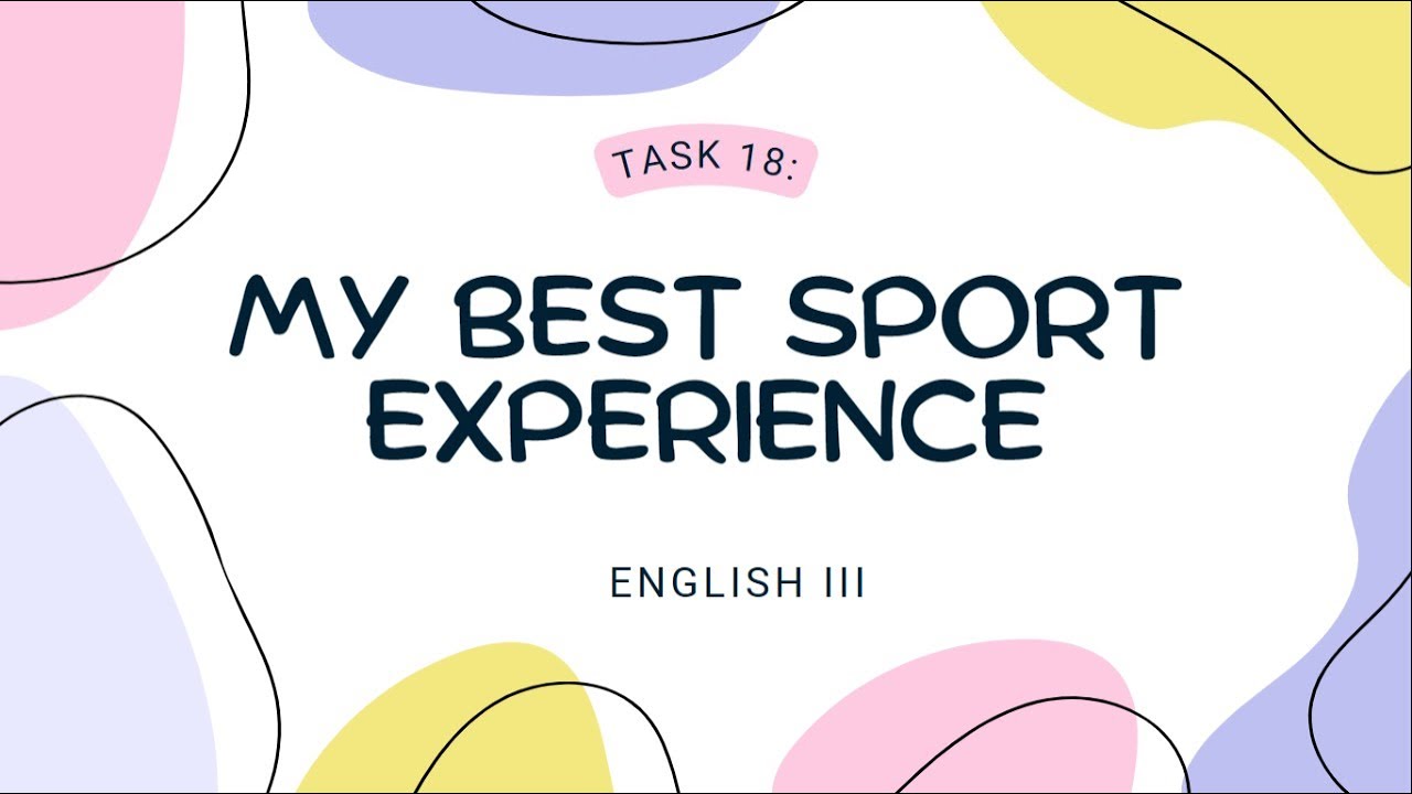My best sport experience YouTube