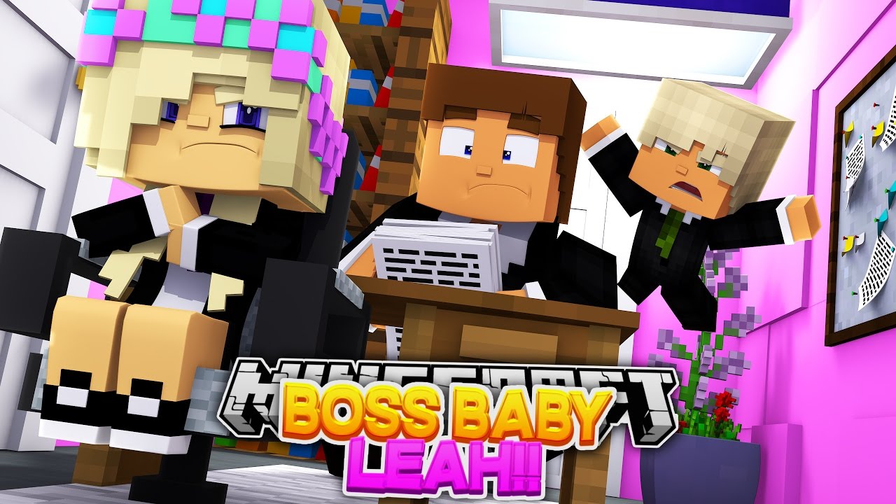 Minecraft The Boss Baby Baby Leah Is The Meanest Boss Baby Ever W Little Donny Baby Hugo Youtube - little donny and baby leah roblox