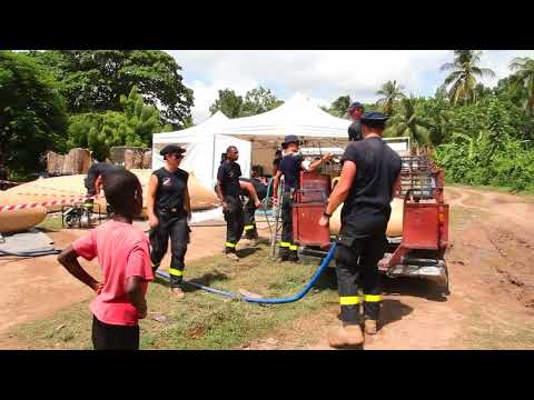 Ensuring access to safe water after devastating earthquake