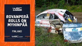 Rovanperä Rolls on SS8! | WRC Secto Rally Finland 2023