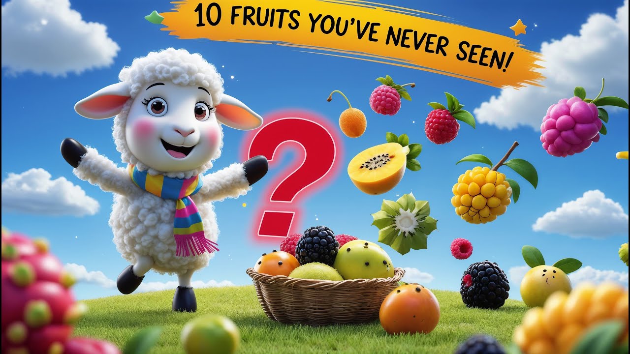 "🐑 Dancing Sheep’s SECRET Fruits – You Won’t Believe #7! 🍓🍍" | Toddlers ...