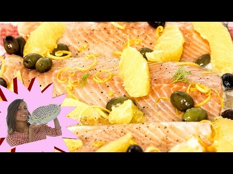 Video: Come Cucinare Il Salmone Con Mandorle E Salsa All'arancia