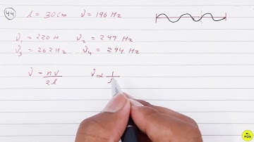 hc verma solution |wave motion and waves on a string hc verma solution question 44 | chapter15