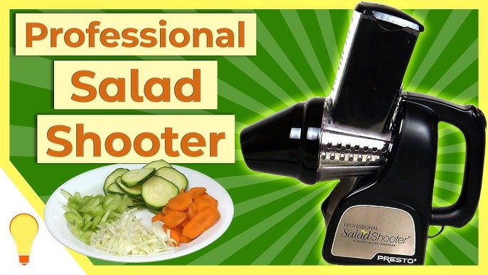 MegaChef Stainless Steel Electric Salad Maker, Salad Shooter
