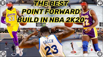 THE BEST POINT FORWARD BUILD IN NBA 2K20! BEST DRIBBLE GOD BUILD! 99 BALL CONTROL & 99 SPEED! RARE!
