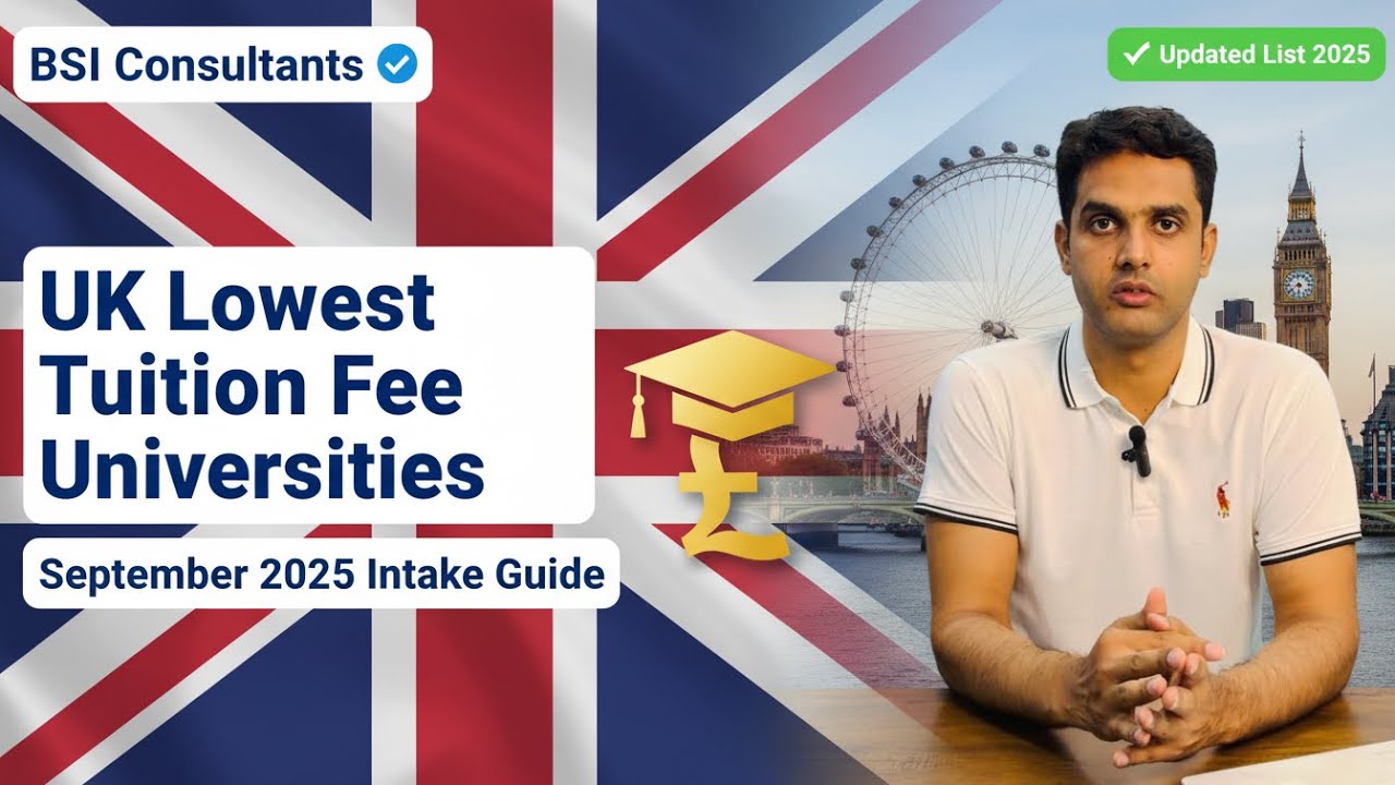 UK Lowest Tuition fee Universities September 2025