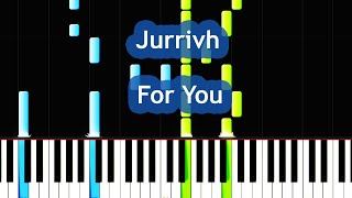 Jurrivh - For You Piano Tutorial Resimi