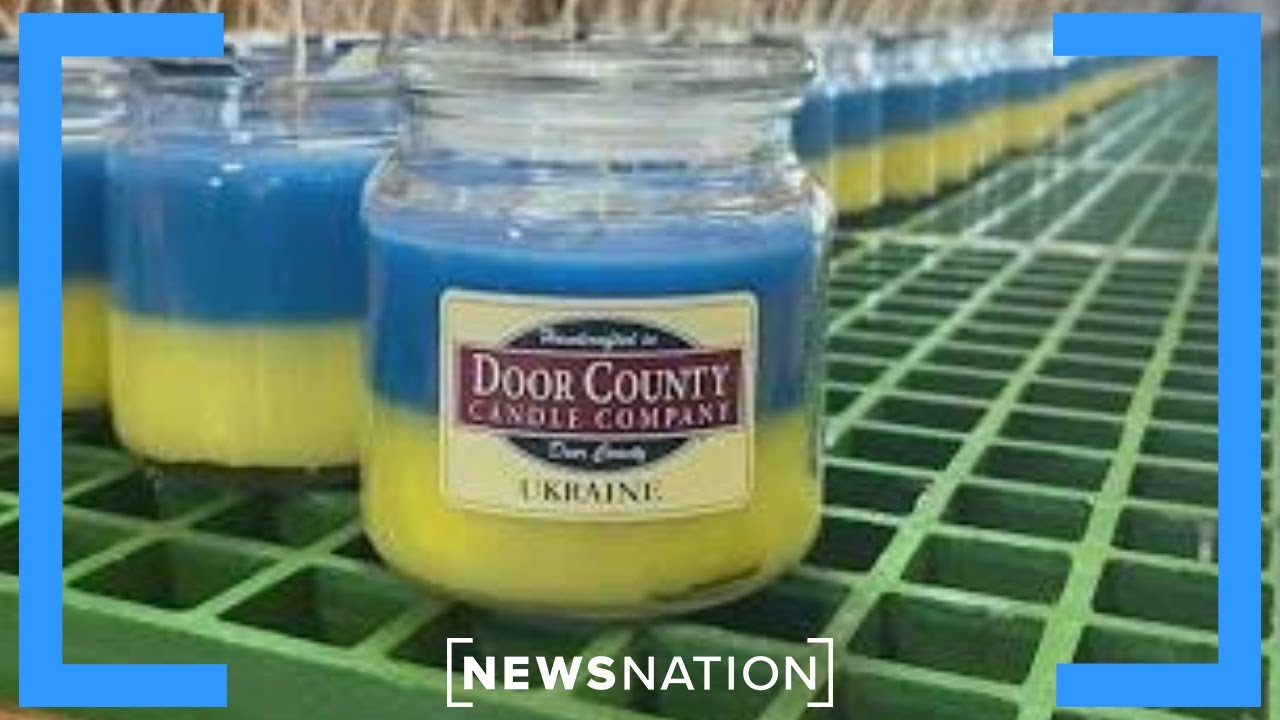 Wisconsin candle company raising money for Ukraine Morning in America YouTube