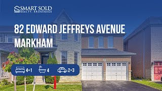 82 Edward Jeffreys Ave, Markham | 4+1 Bed, 4 Bath In A Charming Neighborhood