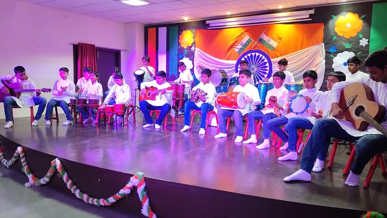 Patriotic Songs //Republic day //{ गणतंत्र दिवस }//Orchestra Band // little kids// Super performance