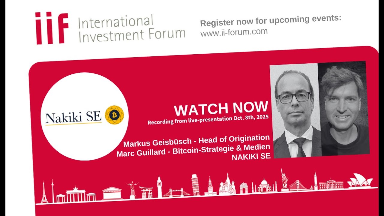 16. IIF - NAKIKI SE, Markus Geisbüsch & Marc Guillard