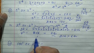 Class 7 - Exercise 13.1 - Q 4 | Identify the greater number wherever possible