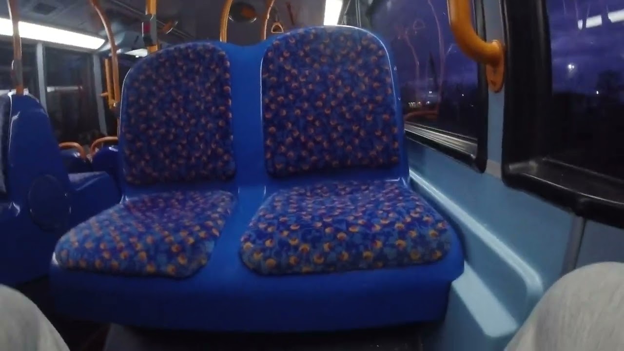 Evening ride on the London Bus route 96 from Dartford to Bluewater