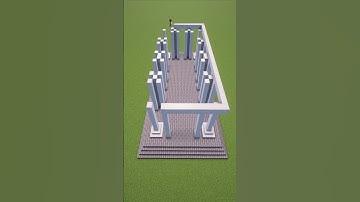Minecraft Roman Temple🏛😱#shorts