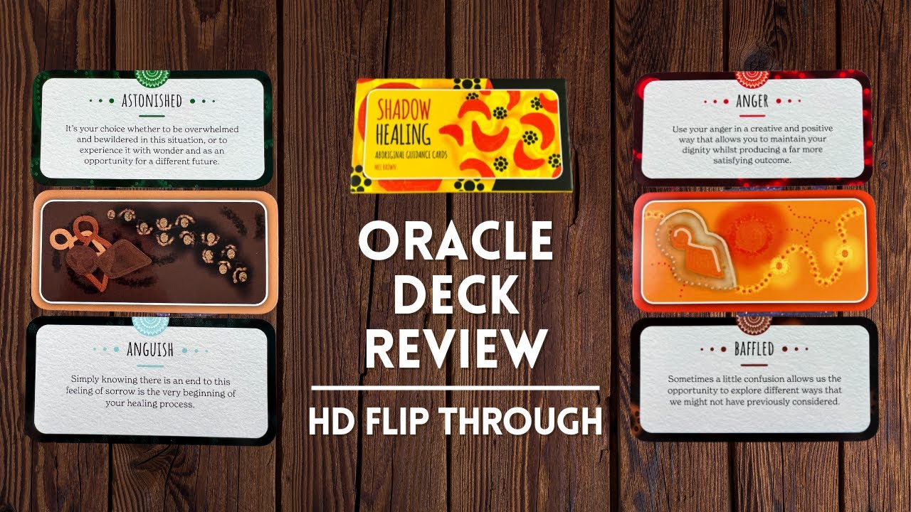 Shadow Healing | 40 full-color Inspiration Cards (Mini Inspiration Cards) Oracle Cards Flip Through