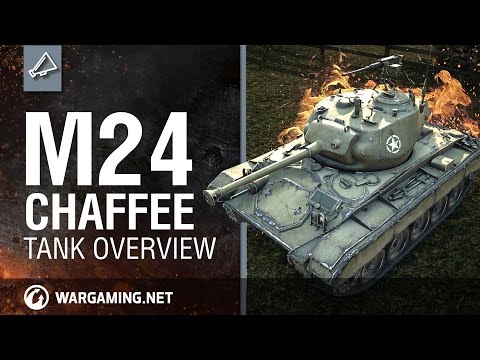 Today's latest Tank Intel episode takes a thorough look at the Tier V US Light Tank: the M24 Chaffee. In this video overview we'll describe various tactical options, examine how the Chaffee stacks up with other light tanks, its characteristics and much more. Don't miss your chance to watch today's Tank Intel episode and enjoy! Got interested? Play World of Tanks for FREE: North America: worldoftanks.com Europe worldoftanks.eu Discussion of the video is here NA: tinyurl.com EU: tinyurl.com No time to watch our videos? Join us on Twitter: NA: twitter.com EU: twitter.com