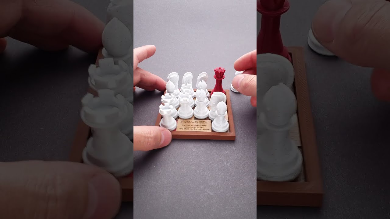 Pawn Queen Mix Of Chess And Puzzle 