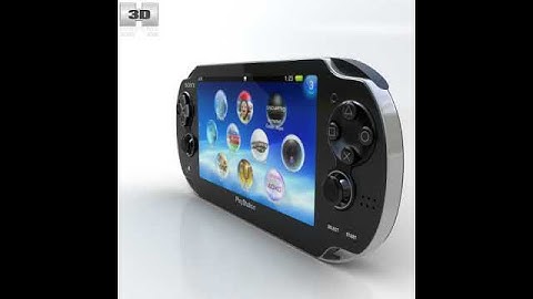 Sony PlayStation Vita 3D model from CGTrader.com