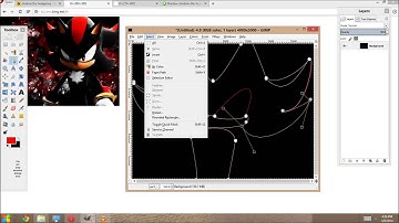 How To Use GIMP Paths Tool & Remove Paths Points